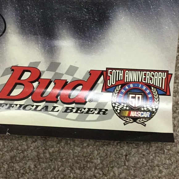 Budweiser NASCAR poster